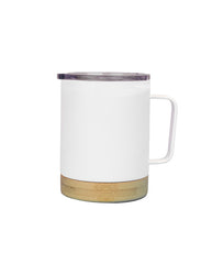 Hydro - Bamboo Base Stainless Steel Mug