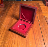 Luxury Wooden Coin/Medal Box
