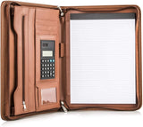 PU Leather A4 File Folder Padfolio Writing Pad