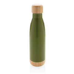 ODESSA - Giftology Double Wall Stainless Bottle with Bamboo Lid and Base