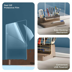 Daily Planner & Desk Organizer  With Led Light Up
