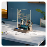 Daily Planner & Desk Organizer With Led Light Up
