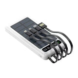 10000mAh Solar Power Bank Portable Fast Charger