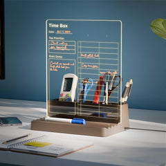 Daily Planner & Desk Organizer  With Led Light Up