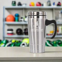 Travel Mug Stainless Steel With Handle Silver -450ml