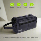 Giftology Genuine Leather Wash Pouch