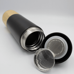 Gaia - Bamboo Bottom Vacuum Bottle