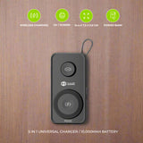 Universal Wireless Powerbank with inbuilt cables