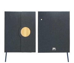 A5 RPET Notebooks with Bamboo & Magnetic Closure