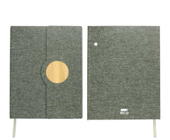 A5 RPET Notebooks with Bamboo & Magnetic Closure