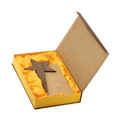 Star Design Wooden Trophy Award with Gift Box