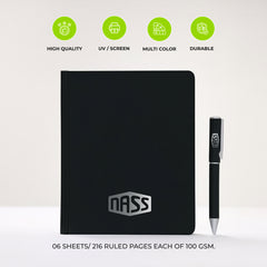 TOMAR - SANTHOME Set Of PU Thermo Notebook And Pen