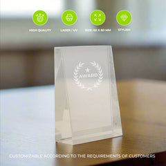 Inclined Rectangular Crystal Awards