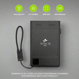 AREZZO - @memorii 5000mAh 3-in-1 Card Holder Powerbank