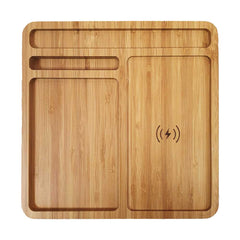 Bamboo Wireless Charger Docking Station