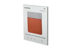 CAMDEN - Giftology 14 Inches Felt Laptop Sleeve With 15W Magnetic Charger