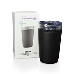 Premium Glass Tumbler with Recycled Protective Sleeve