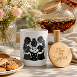 Ceramic Coffee Mugs with Bamboo Handle