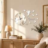Butterfly Modern Home Decoration Acrylic Wall Clock