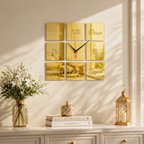 Square Acrylic Mirror Wall Clock
