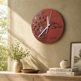 Eve Floral Clock - Acrylic