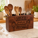Wooden Cutlery Holder