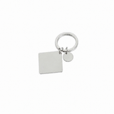Personalized Best Friend Heart Keychain