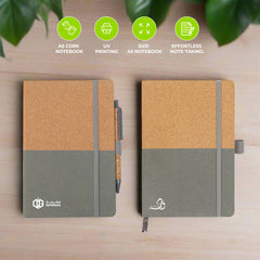 Cork Notebook and Pen Set