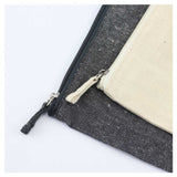Multi-purpose Cotton Zipper Pouches 6 oz