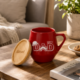 Eco-Neutral Ceramic Mug with Bamboo Lid
