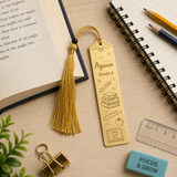 Engraved Metal Blank Bookmarks With Any Logo