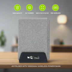 EPINAL - SAN THOME A5 Folder With 10000mAh Wireless Power bank
