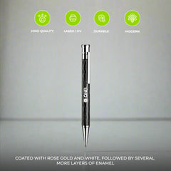 OTTO HUTT Ballpoint Pen Wave Pattern Black