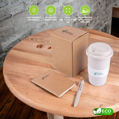 KORGAN - Eco Set of Mug, FSC Notebook and Pen