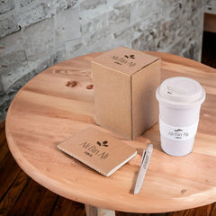 KORGAN - Eco Set of Mug, FSC Notebook and Pen