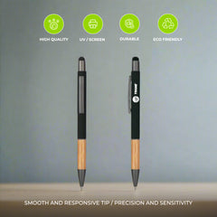 AYTOS - Metal Stylus Pen with Bamboo Grip