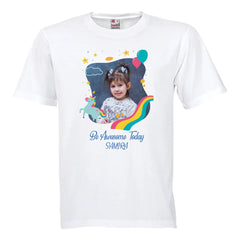 Roundneck T-Shirt - Polyester - White (For Kids)