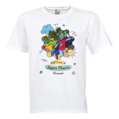 Roundneck T-Shirt - Polyester - White (For Kids)