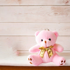 Small Teddy Bear Plush Toy Keychain