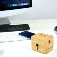 Wooden World Travel Adaptor