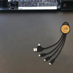 SULZA - CHANGE Collection RCS Recycled 6-in-1 Multi Cable