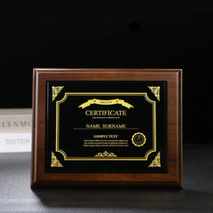 Personalized Wooden Recognition Plaque