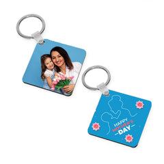 Sublimation Square Aluminum keychains