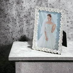 Metal Photo Frame Custom Light Luxury Flower Photo Frame