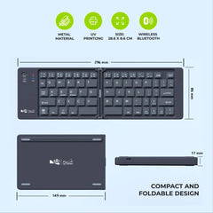 Portable Bluetooth Folding Keyboard