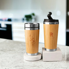 Natural Bamboo Tumbler Stainless Steel Liner