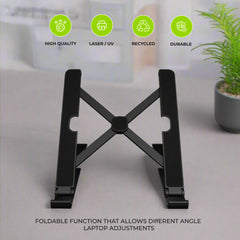 BRELA - @memorii Set of Recycled Laptop Stand and retractable cable