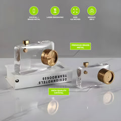 High Quality Unique Camera Model Crystal Home Decoration