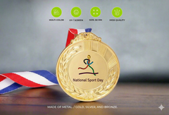 Winner Medals Award Without Custom Landyard