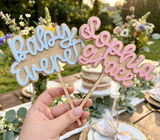Custom Wooden & Acrylic Name Decoration